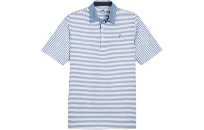 PUMA Pure Stripe Men's Golf Polo Shirt Men's Blue