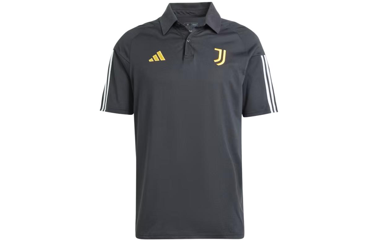 Adidas Juventus Tiro 23 Cotton Polo Shirt Polo Shirt Men's Black