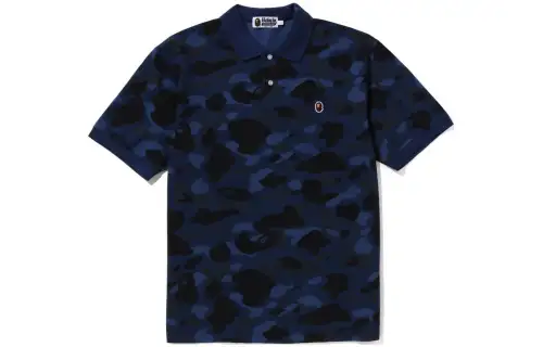 Bape Color Camo Large Ape Head Polo
