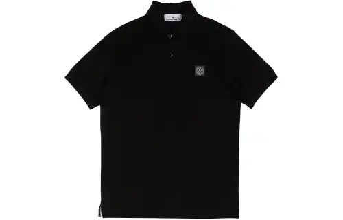 STONE ISLAND Polo Shirt Men's Black
