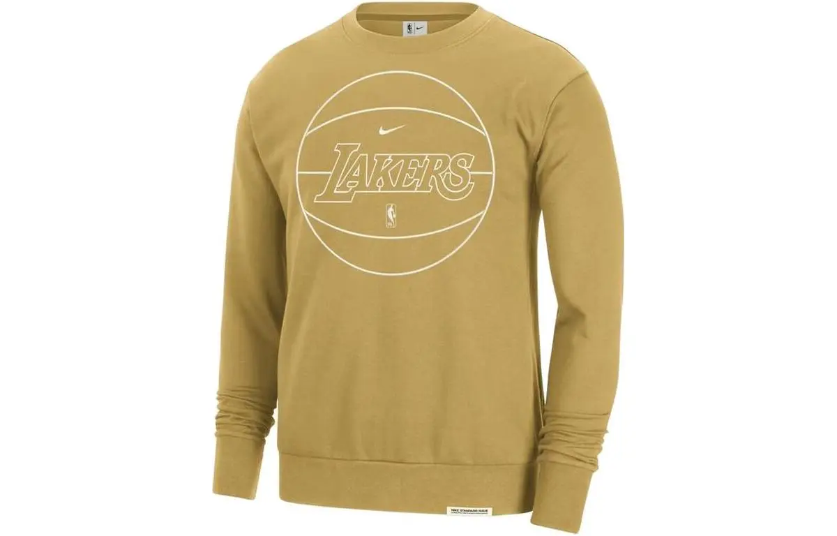 Nike Dri Fit NBA Sweatshirt Men's Wheat Gold