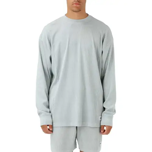 Reebok Sweatshirts Men's Gray Crew Neck Moderate Other