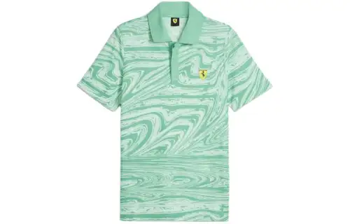 PUMA Scuderia Ferrari Polo Shirt Men's Frozen Green