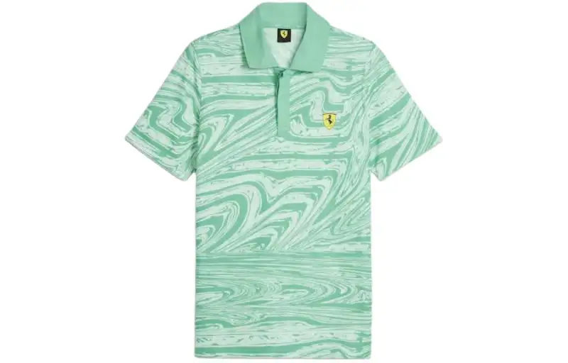 PUMA Scuderia Ferrari Polo Shirt Men's Frozen Green
