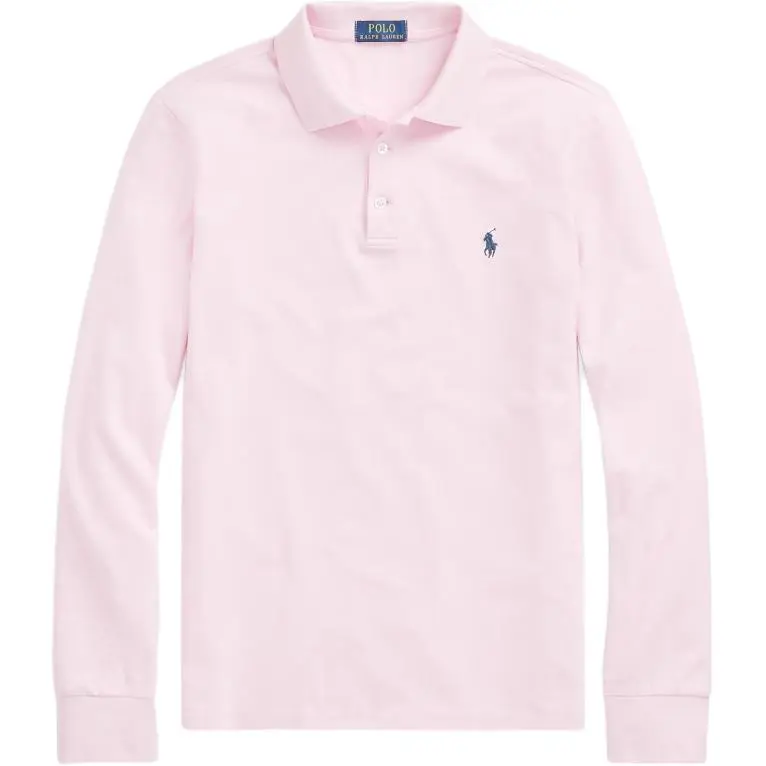 Polo Ralph Lauren SS24 Polo Shirt Custom Slim Fit Men's Pink