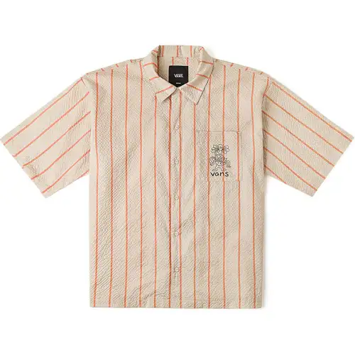 Vans Stripe Shirt Unisex Orange Stripes