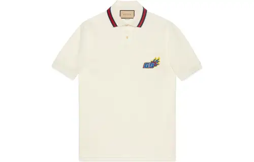 GUCCI SS24 Polo Shirt Men's White