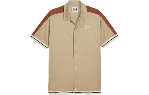 PUMA T7 Men's Shooting Shirt Polo Shirt Men's Khaki