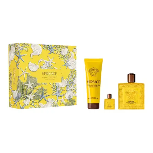 VERSACE Gift box, perfume, set, men's style, 5 ml, 150 ml, 100 ml