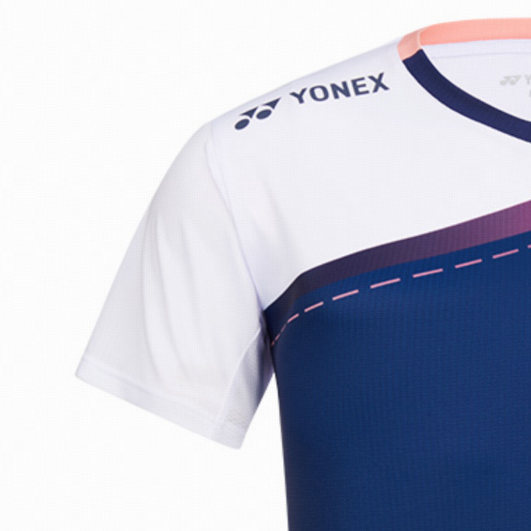 YONEX Badminton Jersey Men’s White Navy Blue