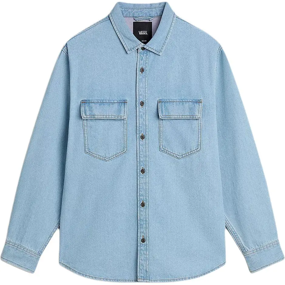 Vans Shirts Men's Blue Lapel Moderate