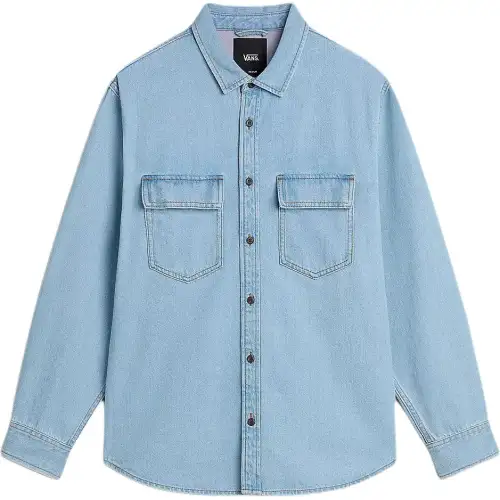 Vans Shirts Men's Blue Lapel Moderate