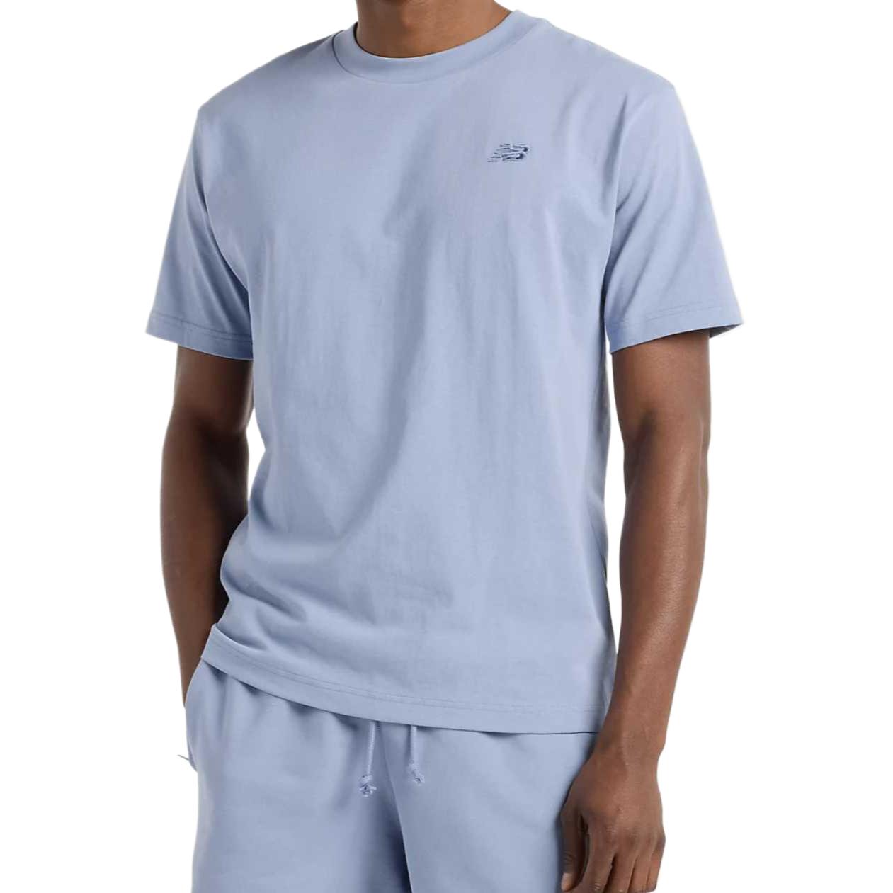 Мужская футболка New Balance Athletics Cotton (синяя)