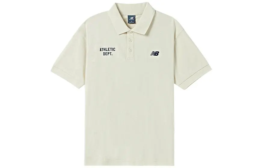 New Balance Polo Shirt Men's Ecru