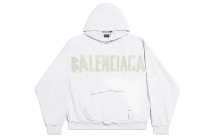 Balenciaga Pre Owned 2010s Tape Type Hoodie