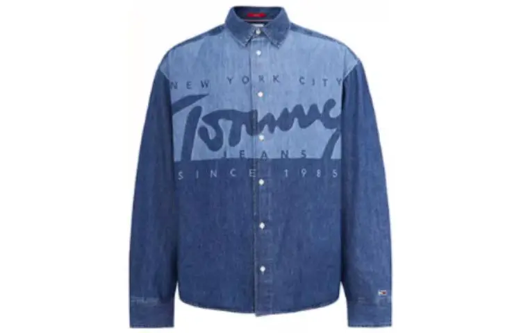 Tommy Hilfiger Shirt Men's Denim Blue