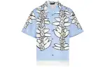 Prada floral-print cotton bowling shirt