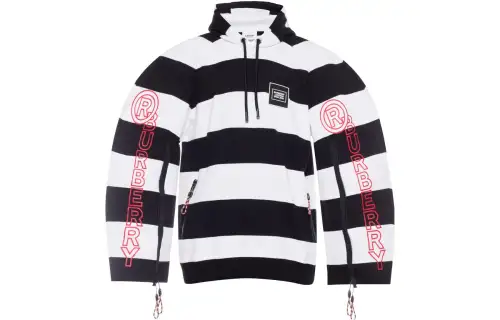 Burberry Sweatshirts Men's Black Hooded Moderate Other