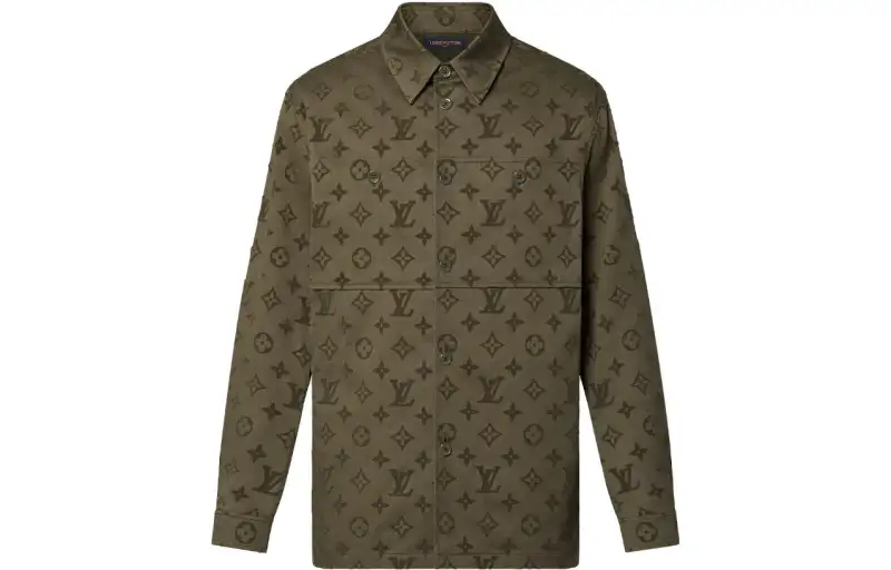 LOUIS VUITTON Monogram Cotton Overshirt