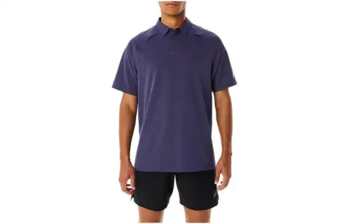 Asics Actibreeze Jacquard Polo Shirt Polo Shirt Men's Blue