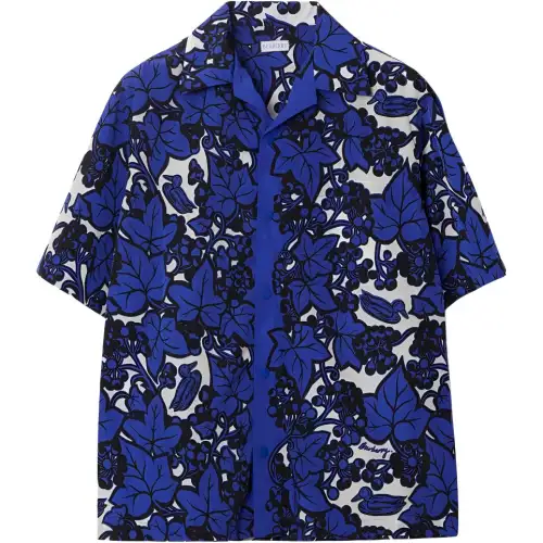 Burberry Ivy Leaf print Cotton Shirt