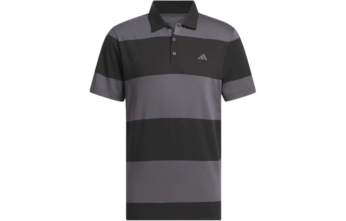 Adidas Free Shipping With AdiClub Colorblock Rugby Stripe Polo Shirt