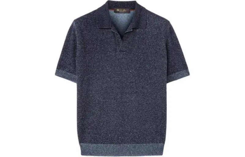 Loro Piana Polo Shirt Men's Marine Blue