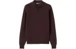 Loro Piana Aspen Polo Shirt Polo Shirt Men's Dark Purple Red