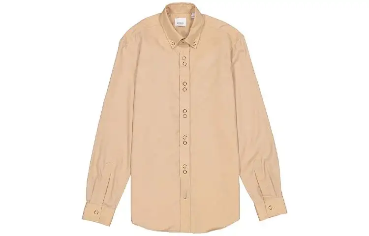 Burberry Classic Fit Double Press Stud Cotton Shirt