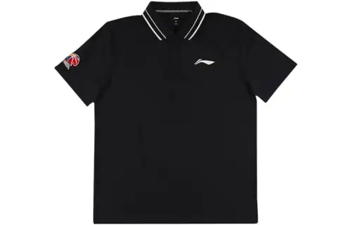 Li Ning CBA Collection Polo Shirt Men's Black