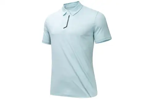 Anta Variety Training Collection Polo Shirt Men's Light Blue