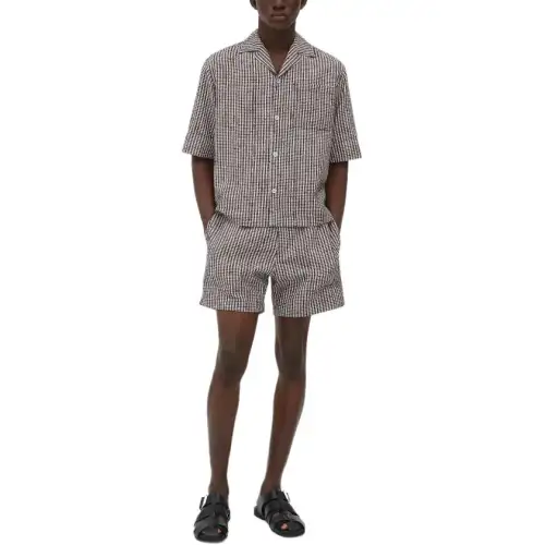 Bottega Veneta Viscose Checked Shirt