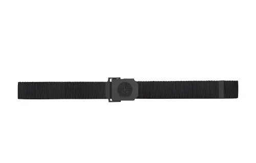 STONE ISLAND Stone Island Carved Logo Polyester Belt Men's Black -