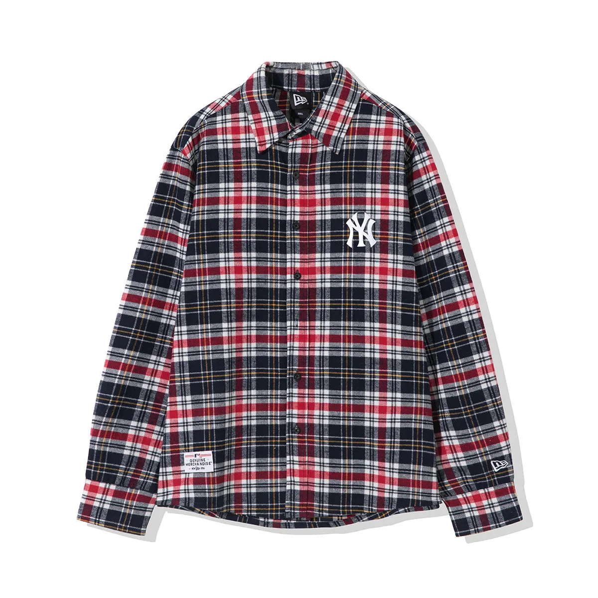 New Era Shirts Unisex Purple Lapel Moderate Workwear