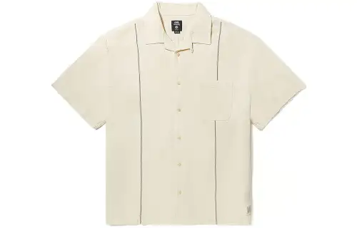 Vans Shirts Unisex Beige Pointed Collar Moderate Other