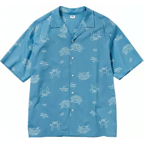 UNIQLO x Ghibli Shirt Unisex Pink Blue