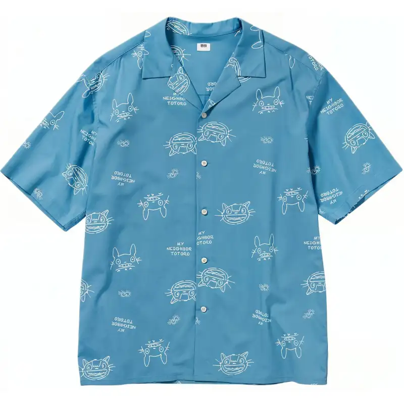 UNIQLO x Ghibli Shirt Unisex Pink Blue