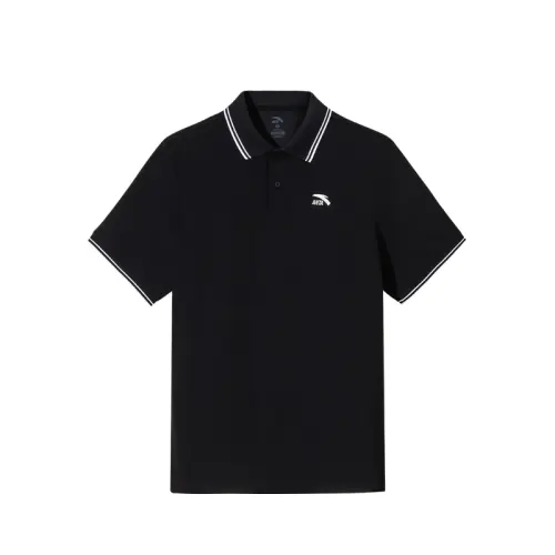 Anta Life Collection Polo Shirt Men's Basic Black
