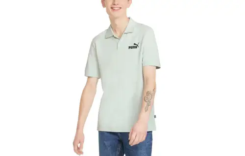 PUMA Polo Shirt Men's Mint Green