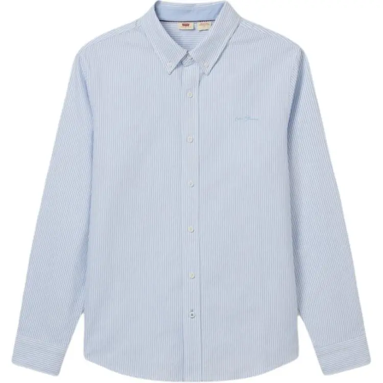 Levi's Shirts Men's Blue Lapel Moderate