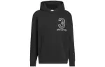Adidas Sweatshirts Men's Black Hooded Moderate Regular