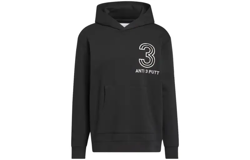 Adidas Sweatshirts Men's Black Hooded Moderate Regular