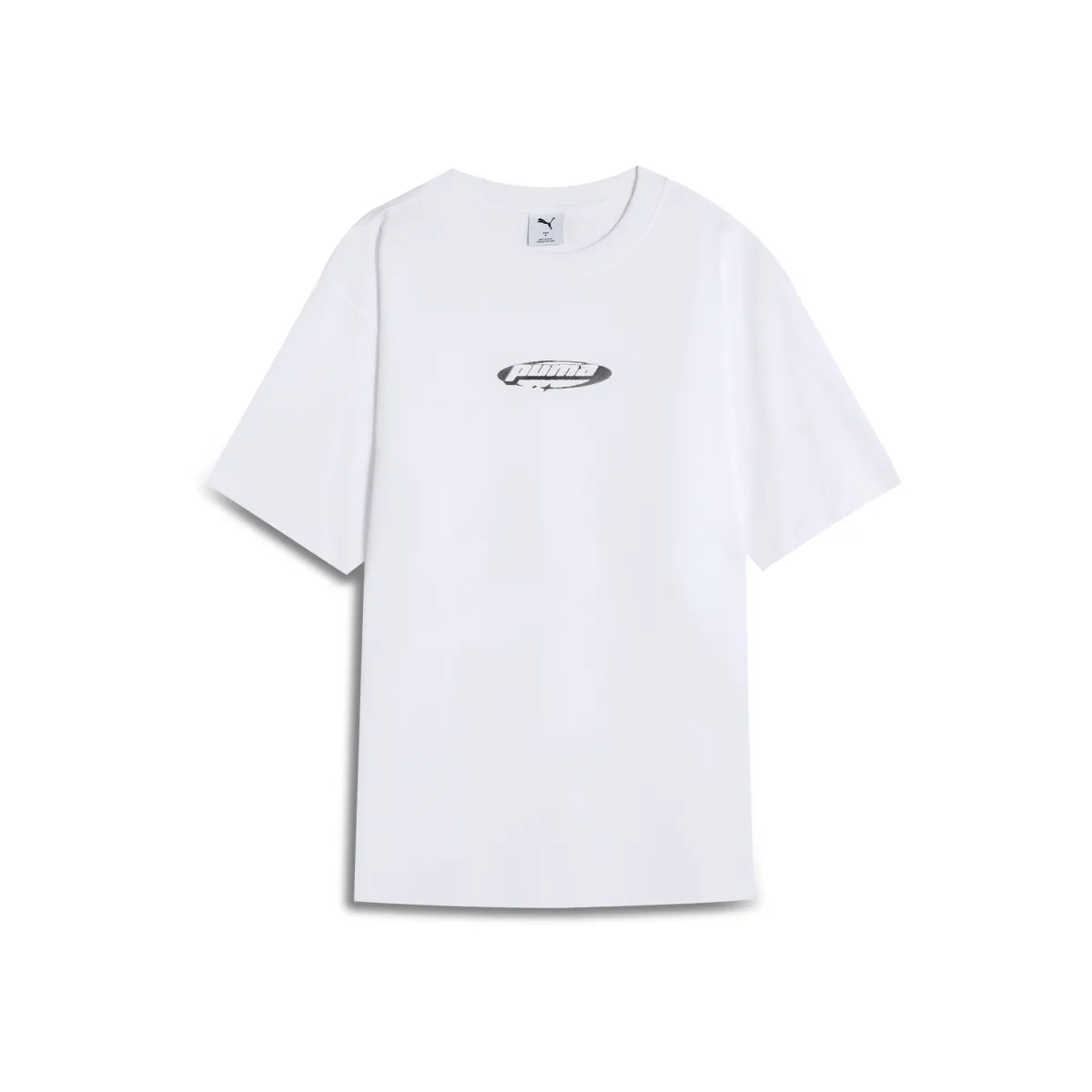 PUMA Graphic SS25 T Shirt Unisex White 02