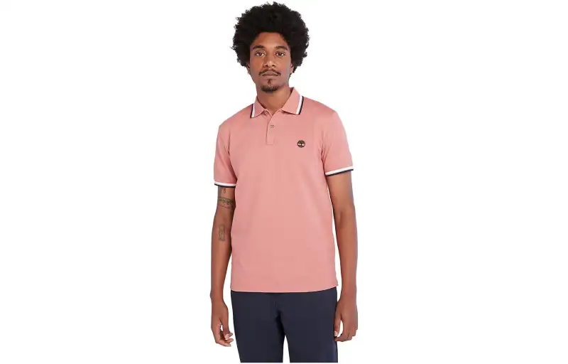 Timberland MILLERS RIVER Polo Shirt Men's Pink