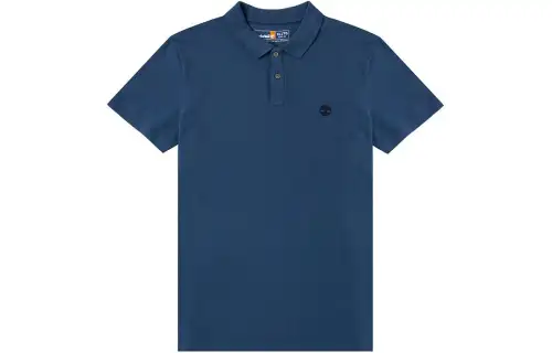 Timberland Polo Shirt Men's Marine Blue