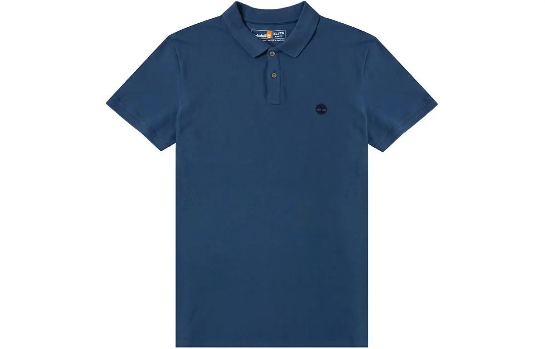 Timberland Polo Shirt Men's Marine Blue