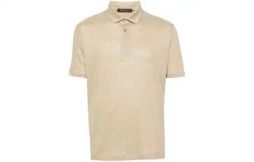 Loro Piana SS24 Polo Shirt Men's Beige