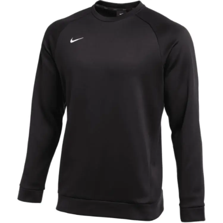 Nike Sweatshirts Men's Black Crew Neck Moderate Regular