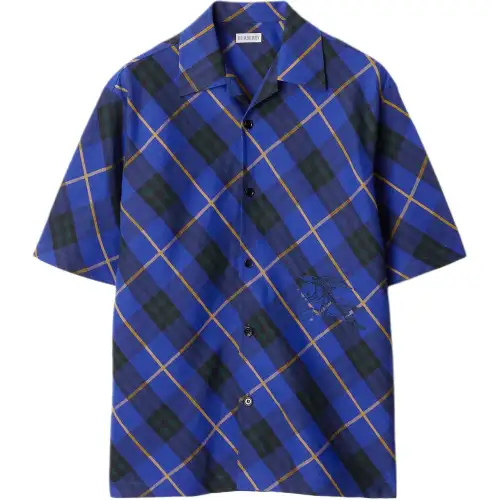 Burberry Equestrian Knight Checked Shirt