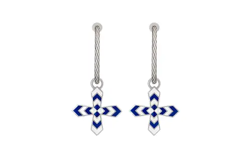 GUCCI 925 Sterling Silver Earrings Unisex Silver